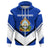 Honduras Coat Of Arms Zip Hoodie Lucian Style RLT8 - Wonder Print Shop