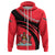 Trinidad and Tobago Zip Hoodie Coat Of Arms Cricket Style RLT6 - Wonder Print Shop