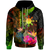 Custom The Philippines Polynesian Zip Up Hoodie Hibiscus and Banana Leaves RLT6 - Wonder Print Shop