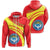 Kyrgyzstan Coat Of Arms Zip Hoodie Cricket Style RLT8 - Wonder Print Shop