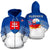 Slovakia Sport Flag Zip Up Hoodie Stripes Style 02 RLT13 - Wonder Print Shop