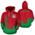 Guyana All Over Zip Up Hoodie Smudge Style RLT8 - Wonder Print Shop