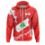 Lebanon Christmas Coat Of Arms Zip Up Hoodie X Style8 RLT6 - Wonder Print Shop