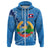 Laos Christmas Coat Of Arms Zip Up Hoodie X Style RLT8 - Wonder Print Shop