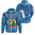 Laos Christmas Coat Of Arms Zip Up Hoodie X Style RLT8 - Wonder Print Shop