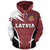 Latvia Hoodie Zip Active RLT6 - Wonder Print Shop