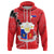 Philippines Christmas Zip Up Hoodie Coat Of Arms X Style8 RLT6 - Wonder Print Shop