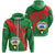 Kuwait Coat Of Arms Zip Hoodie Cricket Style RLT8 - Wonder Print Shop