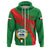 Kuwait Coat Of Arms Zip Hoodie Cricket Style RLT8 - Wonder Print Shop