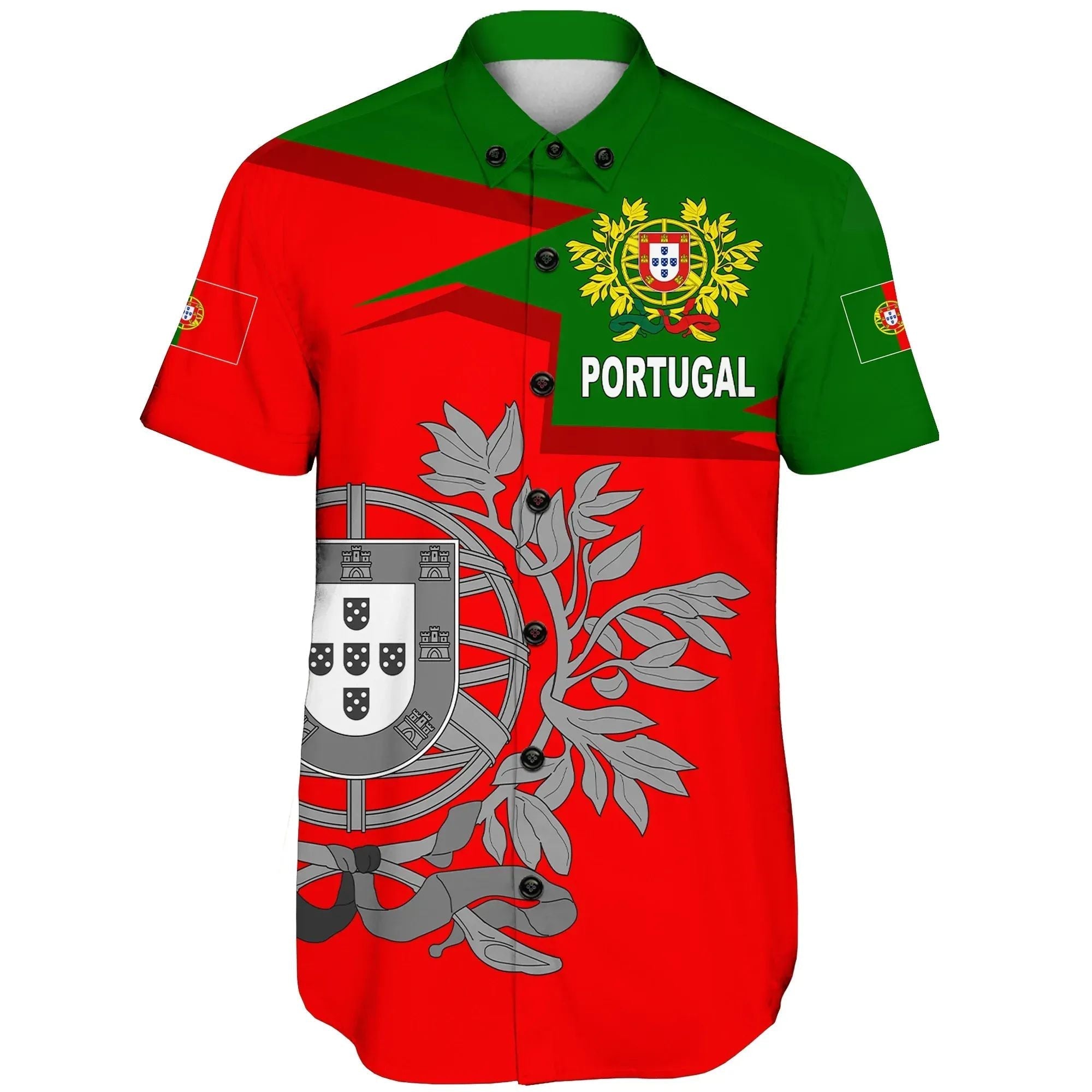 portugal-shorts-sleeve-shirt-coat-of-arms-new-style