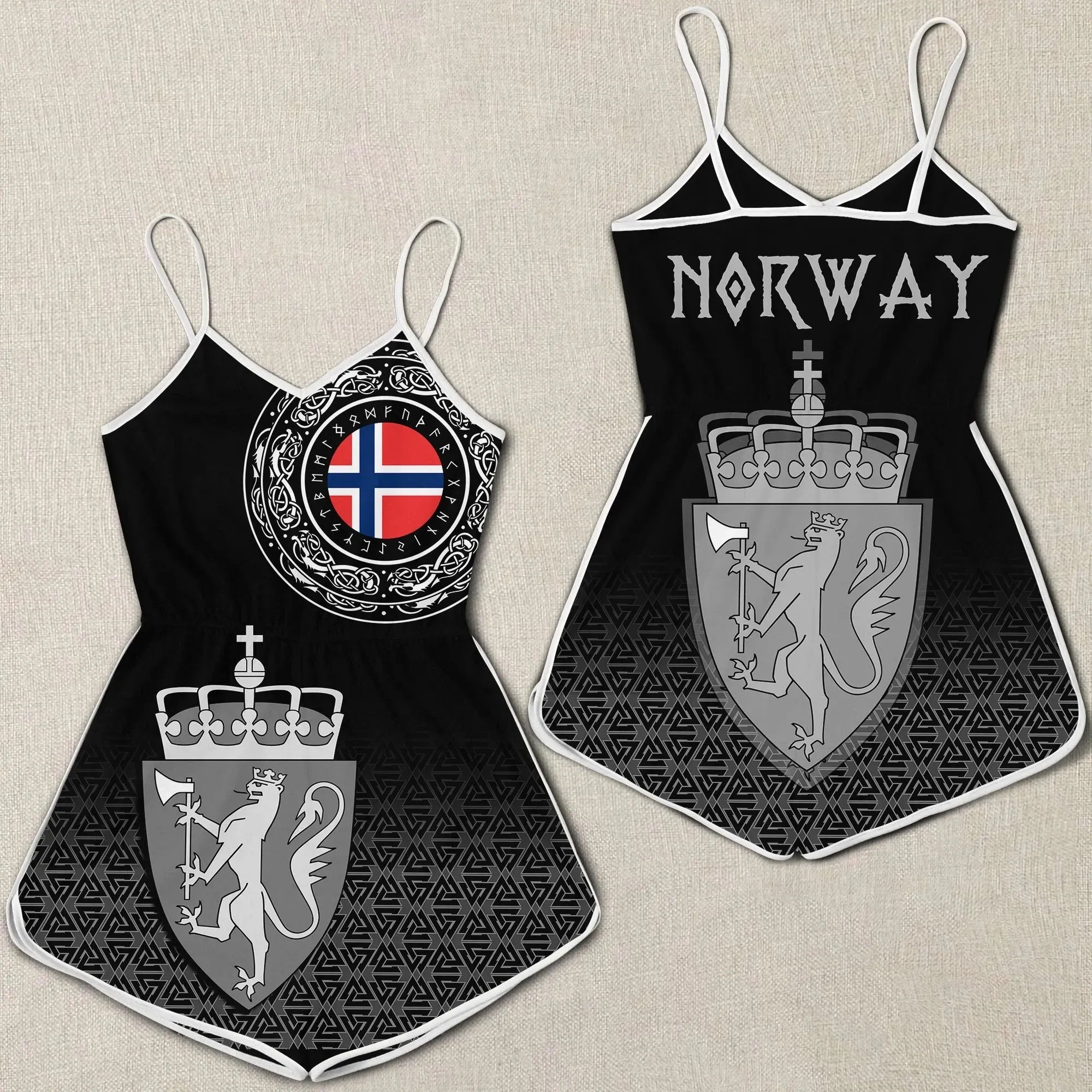 viking-women-rompers-norway-coat-of-arms