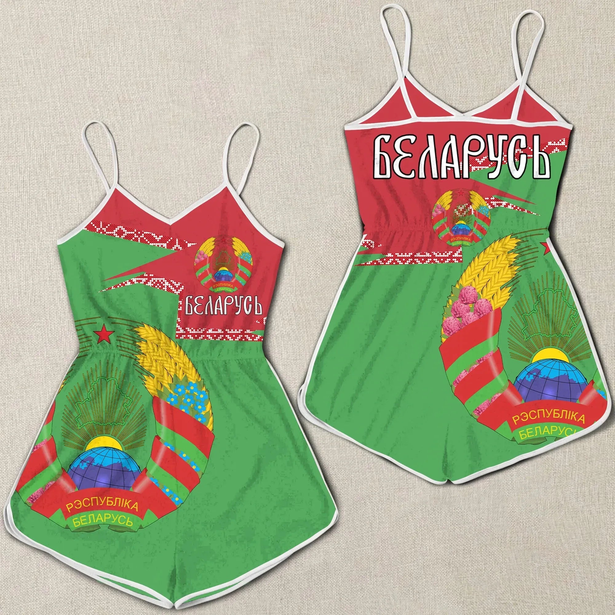 belarus-coat-of-arms-women-rompers-new-style