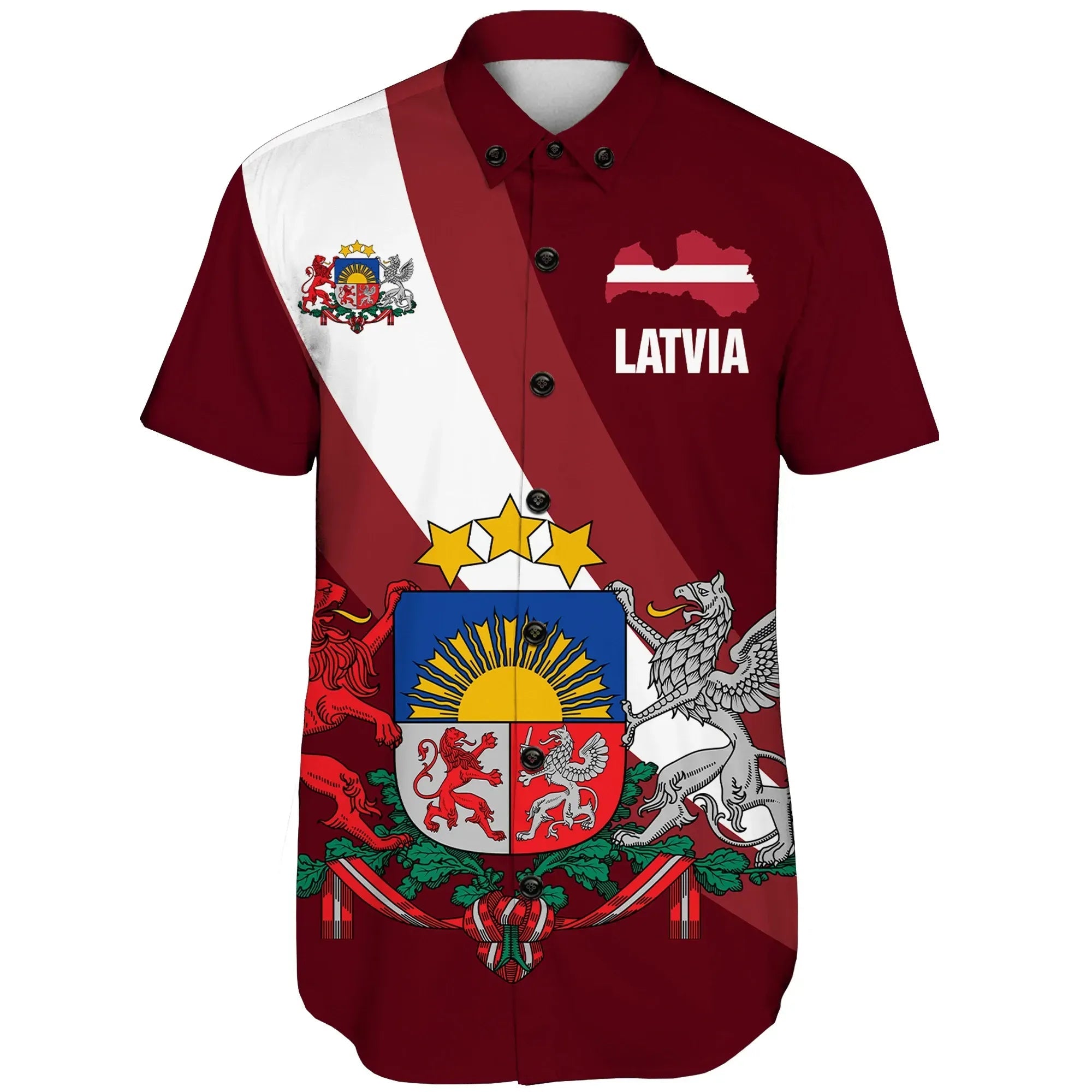 latvia-special-flag-shorts-sleeve-shirt