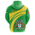 Guyana Coat of Arms Zip Hoodie Cricket Style RLT8 - Wonder Print Shop