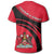 Trinidad and Tobago Coat Of Arms T Shirt Cricket Style RLT6 - Wonder Print Shop