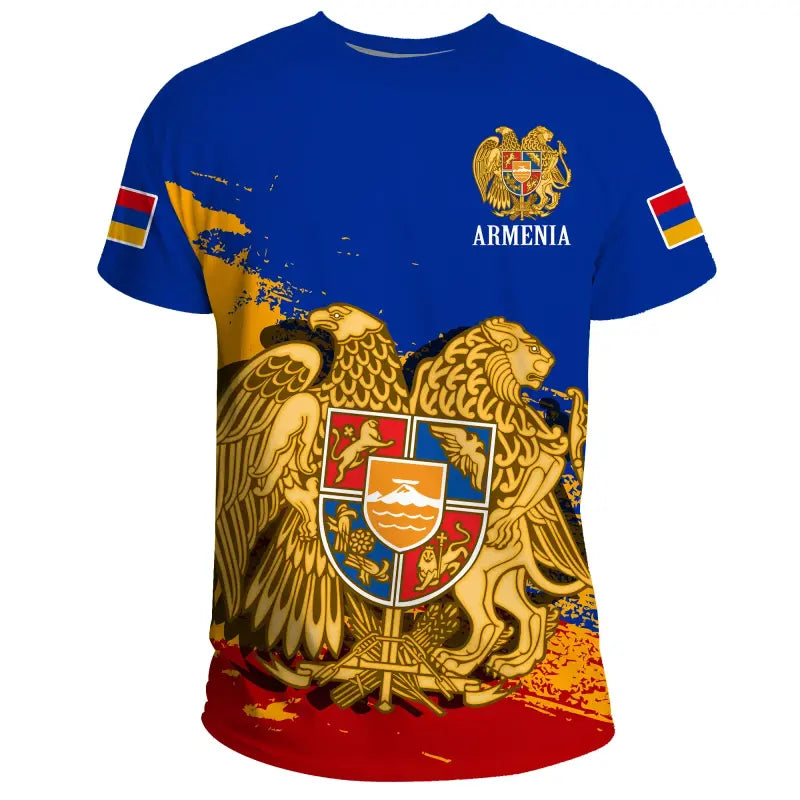 Armenia Special T Shirt Blue Version RLT8 - Wonder Print Shop