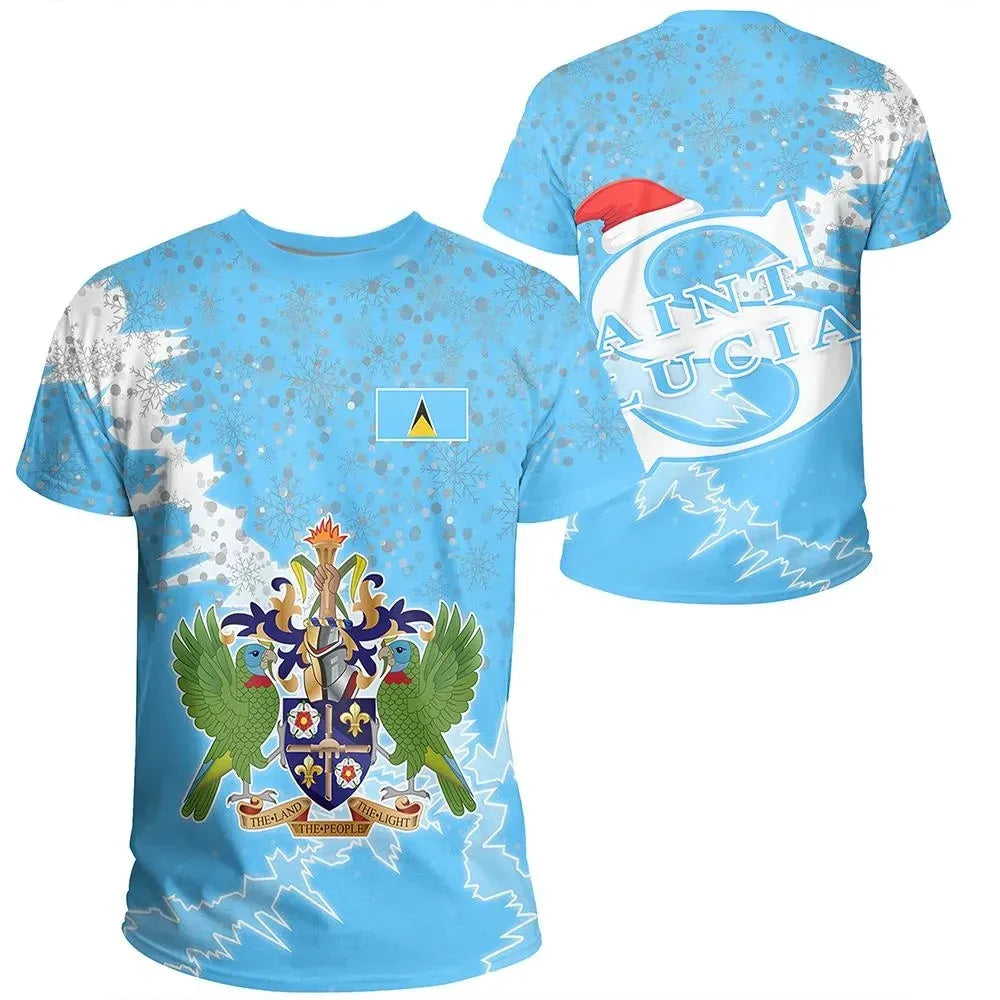 saint-lucia-christmas-coat-of-arms-t-shirt-x-style8