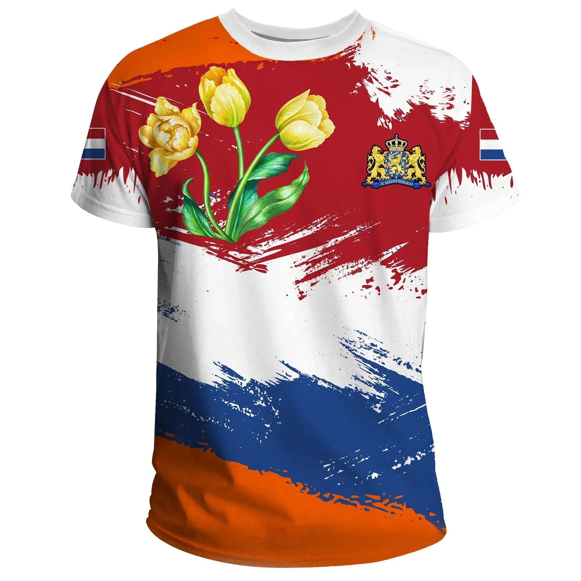 netherlands-t-shirts-netherlands-flag-brush