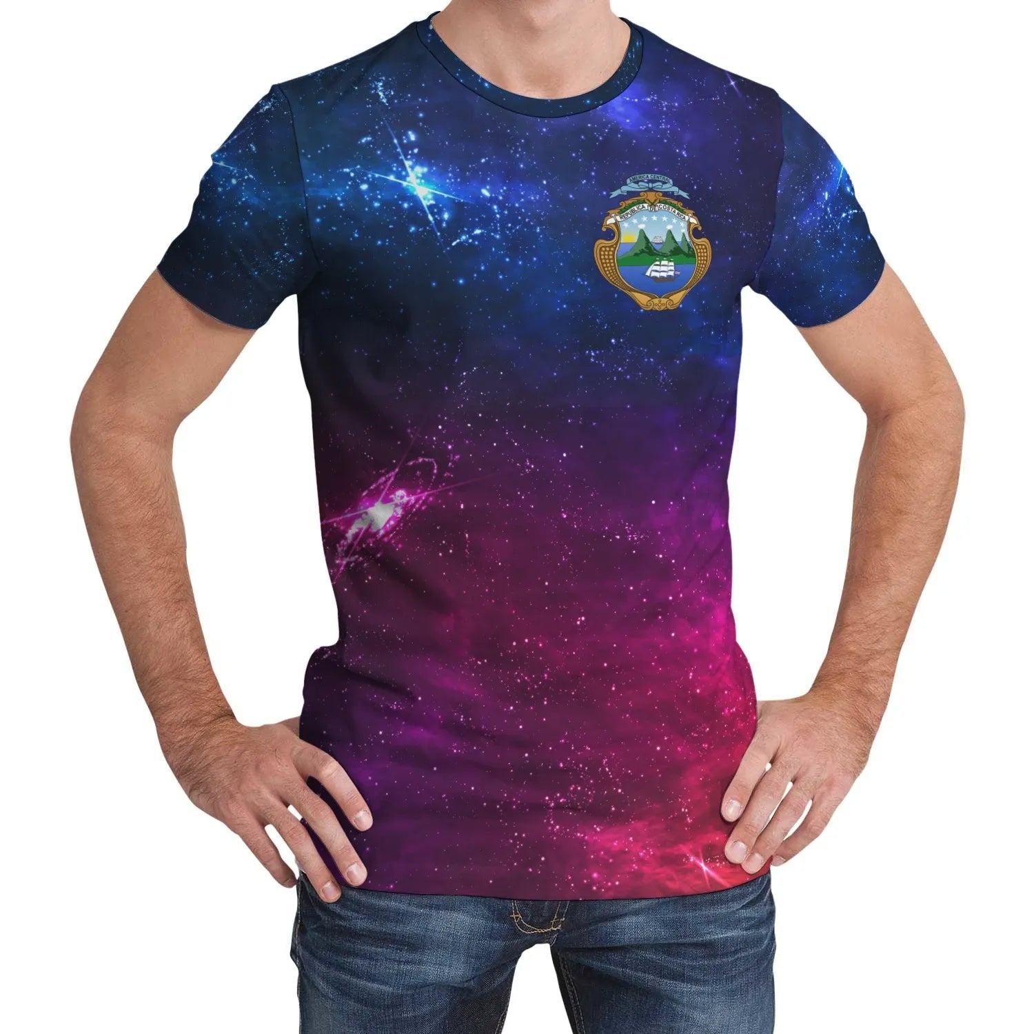 Costa Rica T Shirt Galaxy RLT13 - Wonder Print Shop