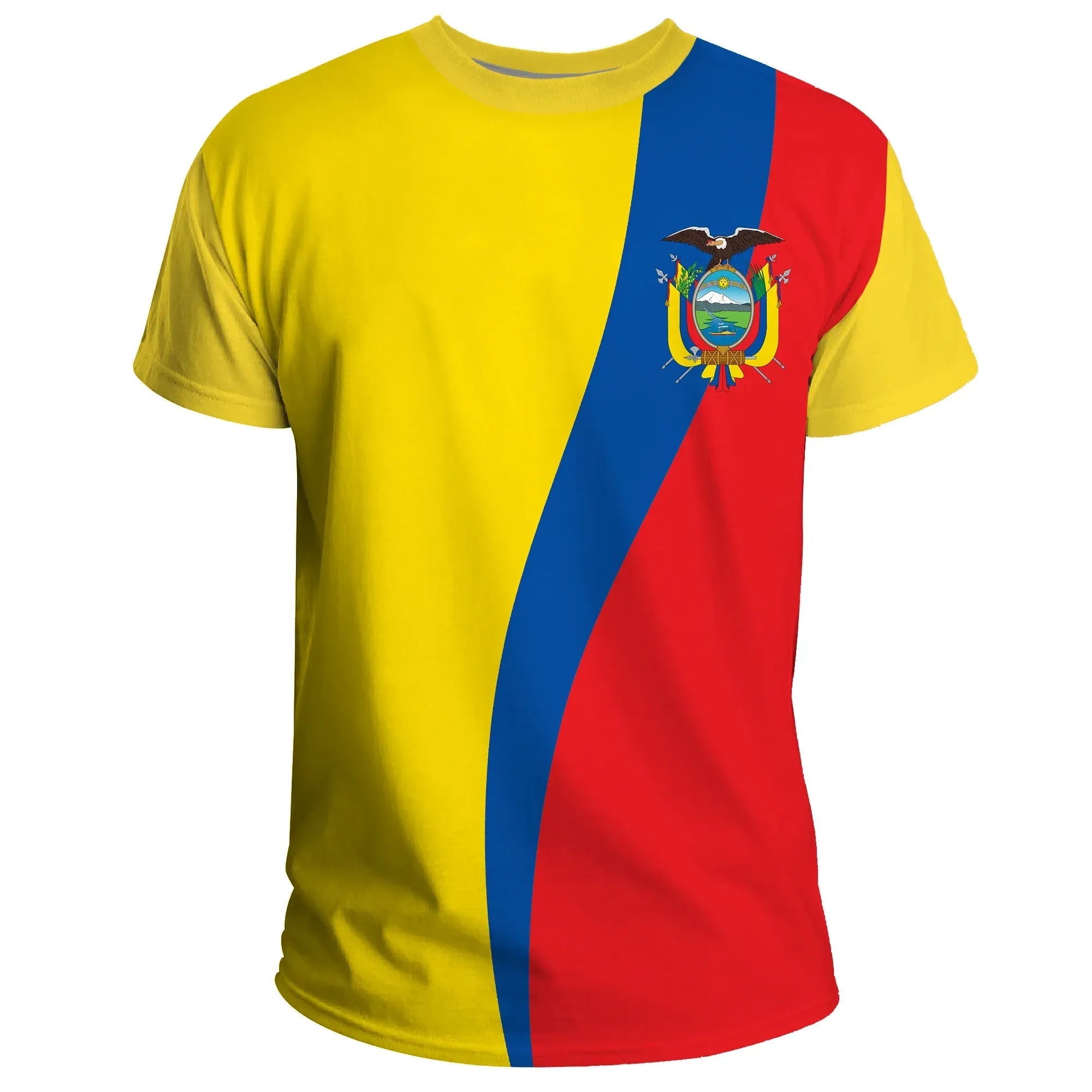 Ecuador N Flag T Shirt RLT12 - Wonder Print Shop