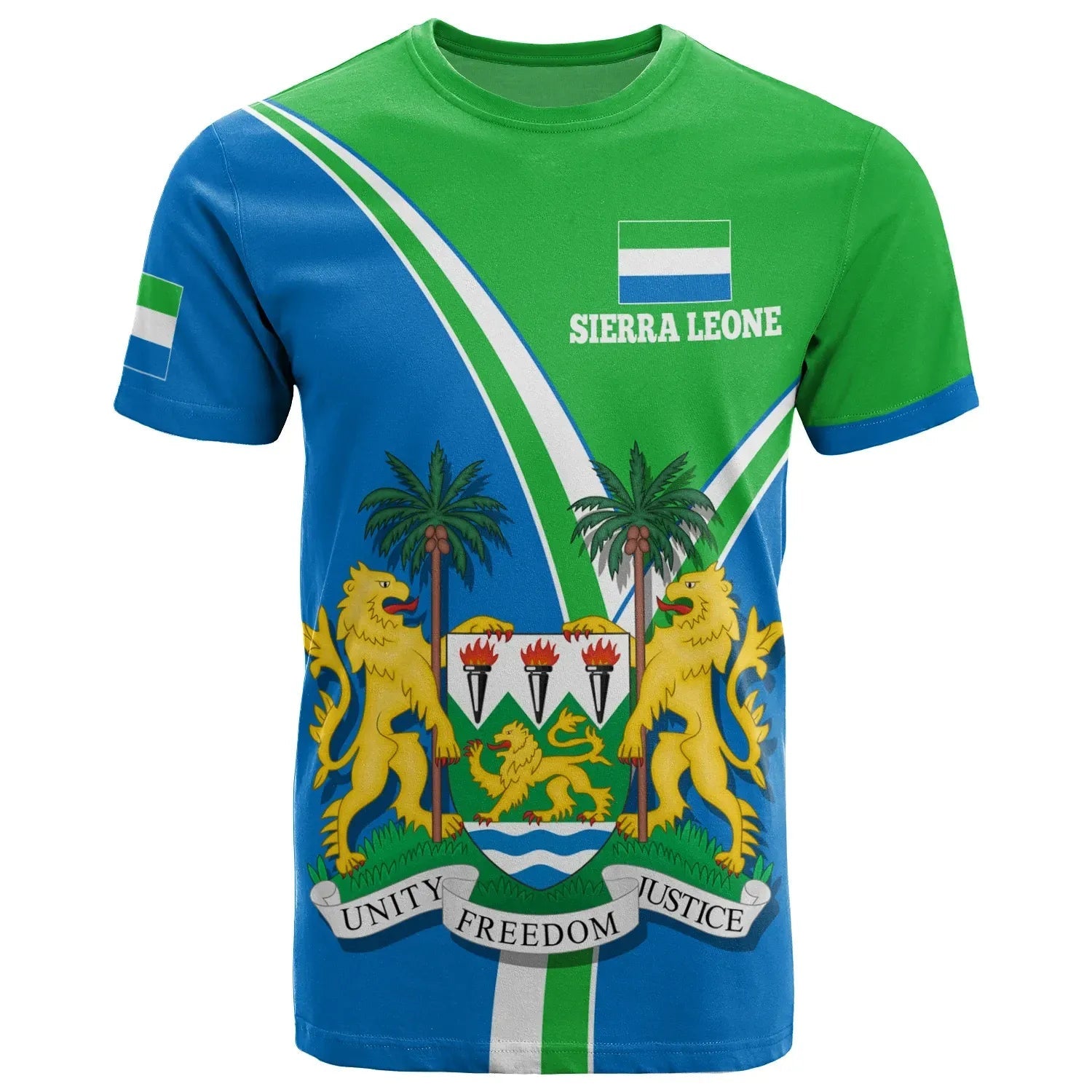 Sierra Leone T Shirt Sierra Leone Pride RLT7 - Wonder Print Shop