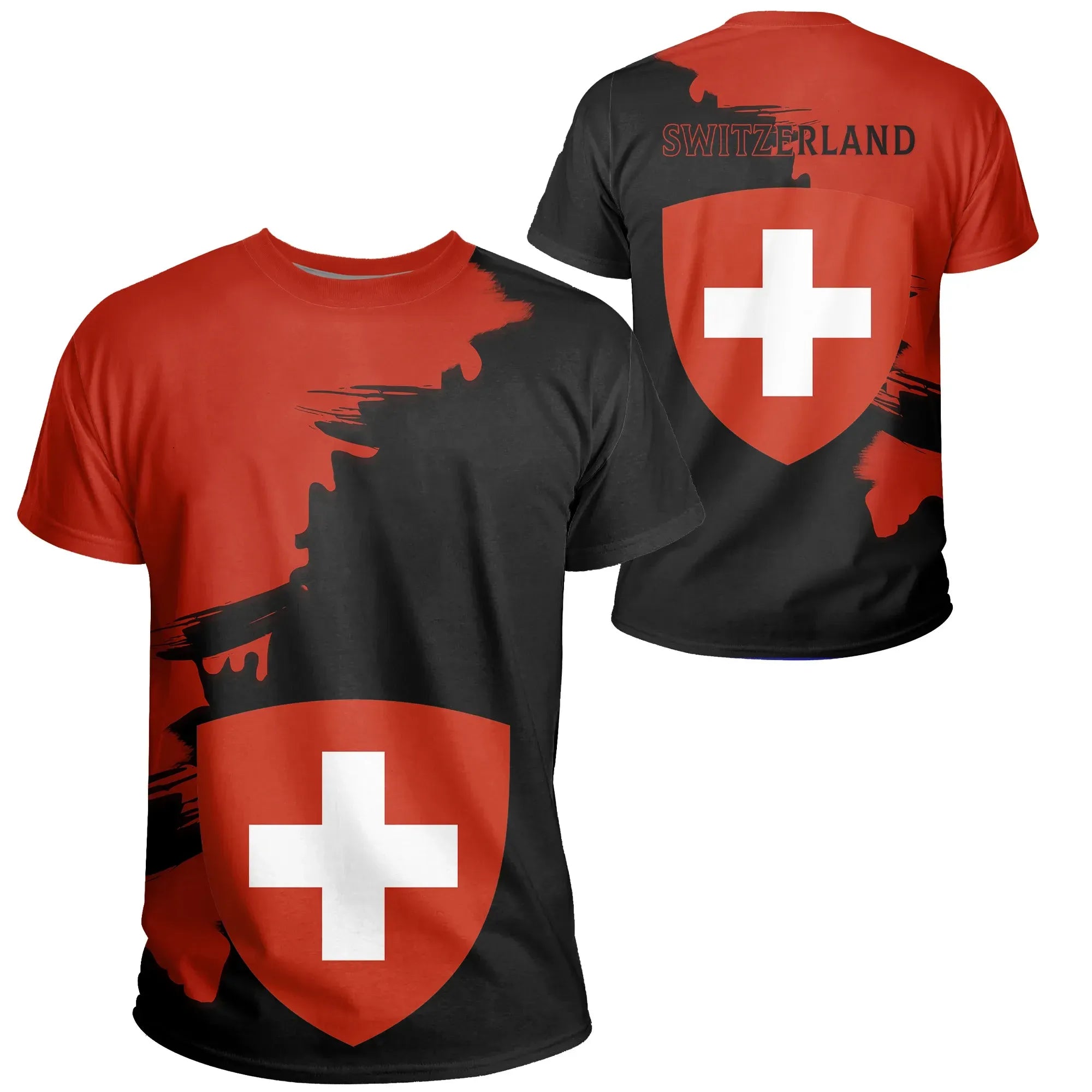 switzerland-coat-of-arms-unique-t-shirt-scratch-style-v1