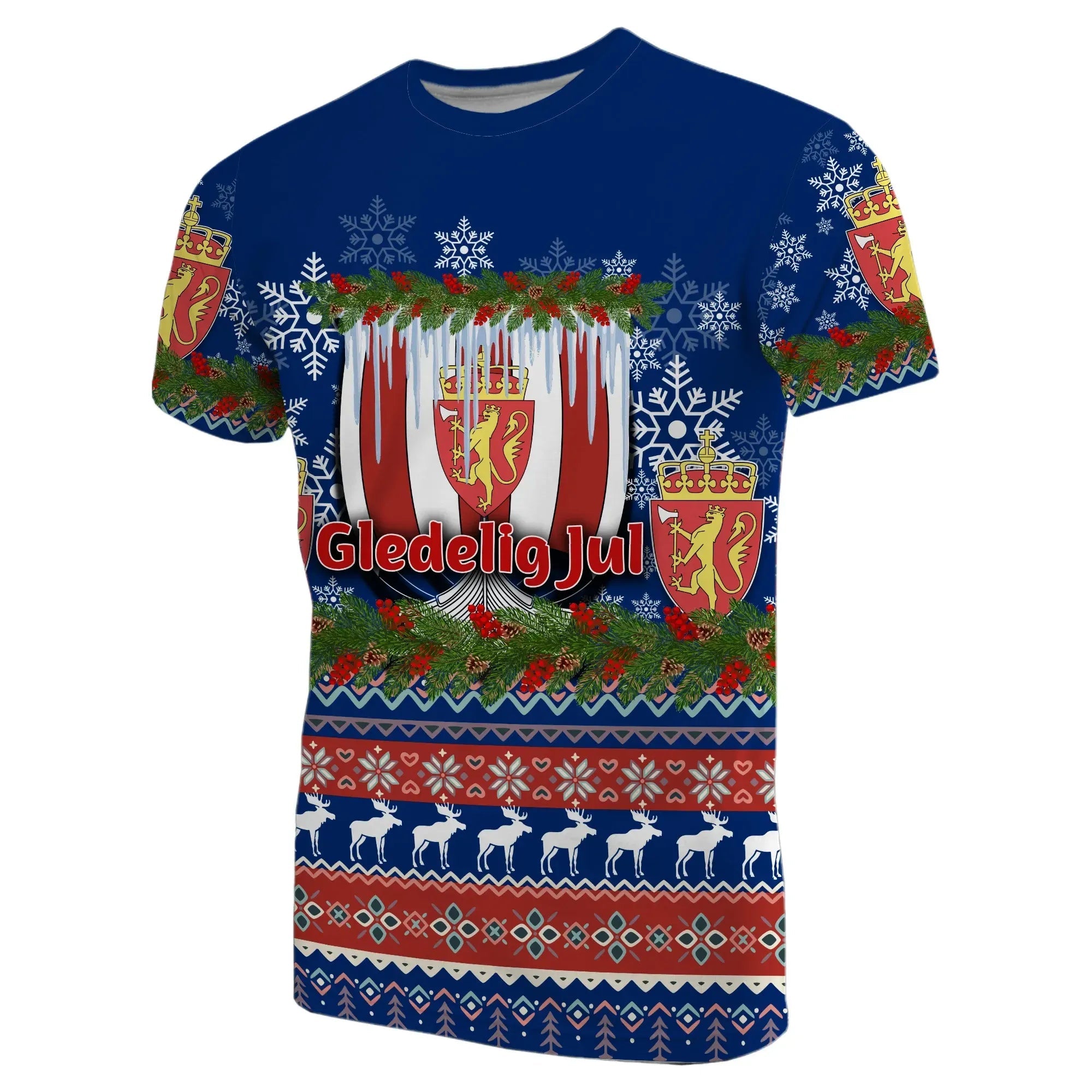 norway-viking-ship-christmas-t-shirt