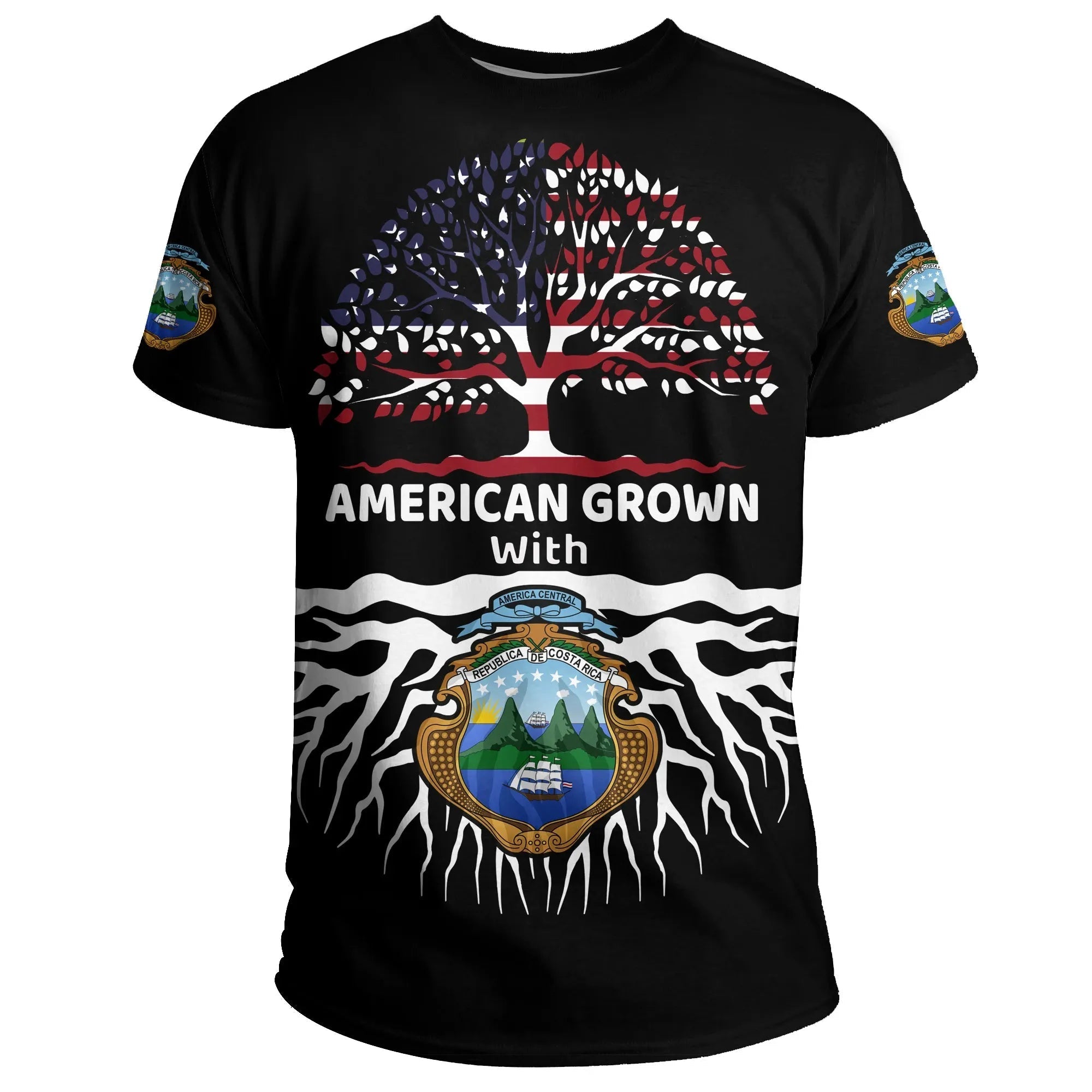 Costa Rica T Shirt American Roots RLT13 - Wonder Print Shop