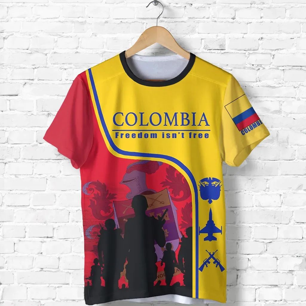 Colombia Army T Shirts RLT7 - Wonder Print Shop