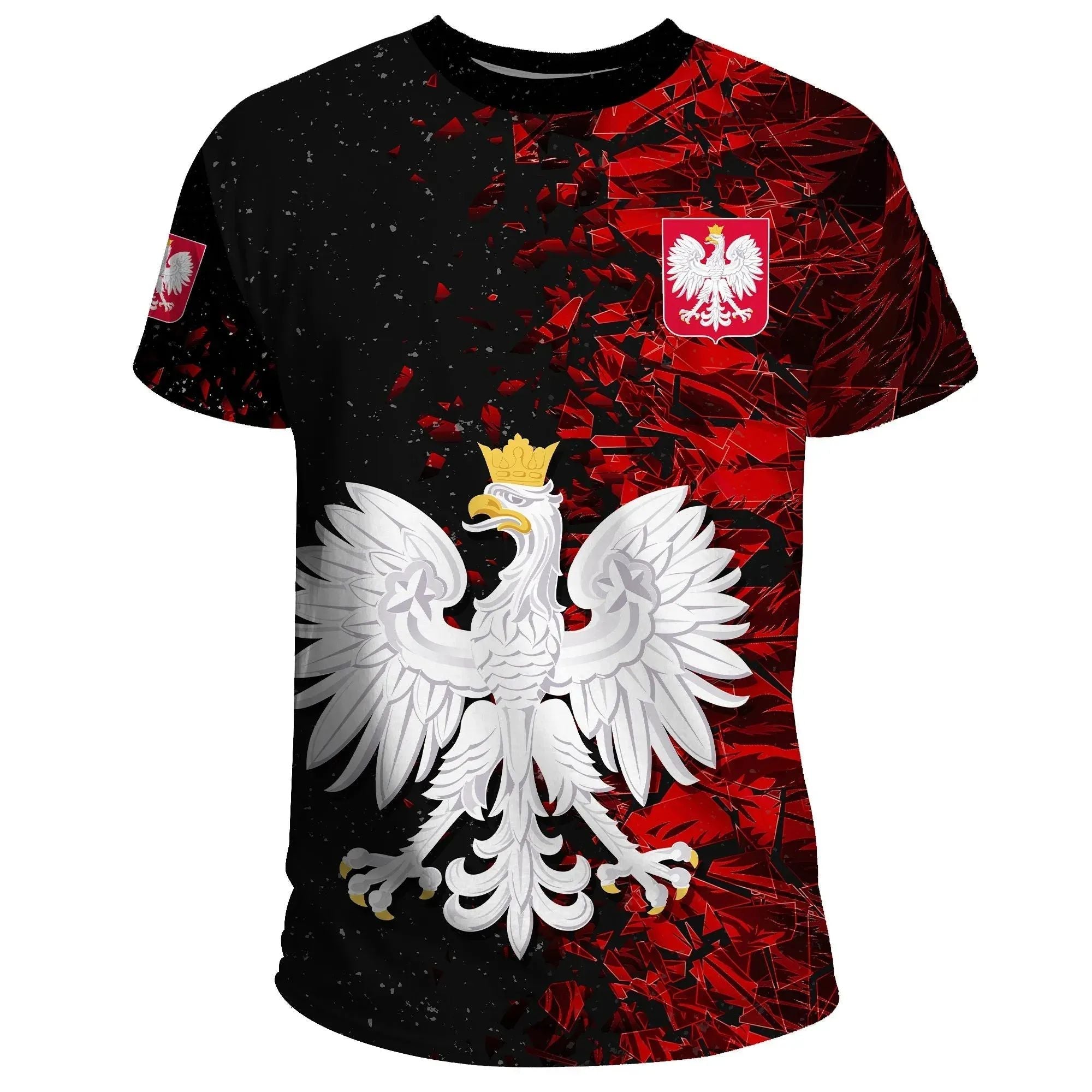 Poland T Shirt Coat of Arms Special RLT7 - Wonder Print Shop