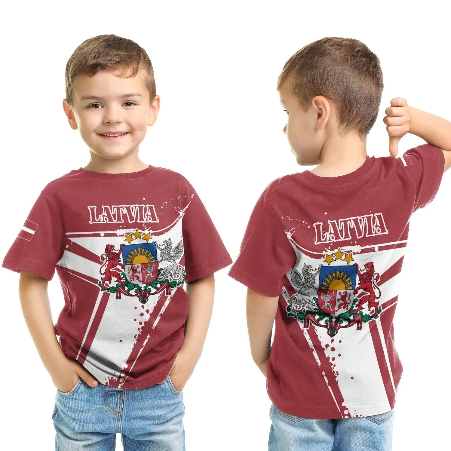 Latvia T Shirt Latvia Pride RLT6 - Wonder Print Shop