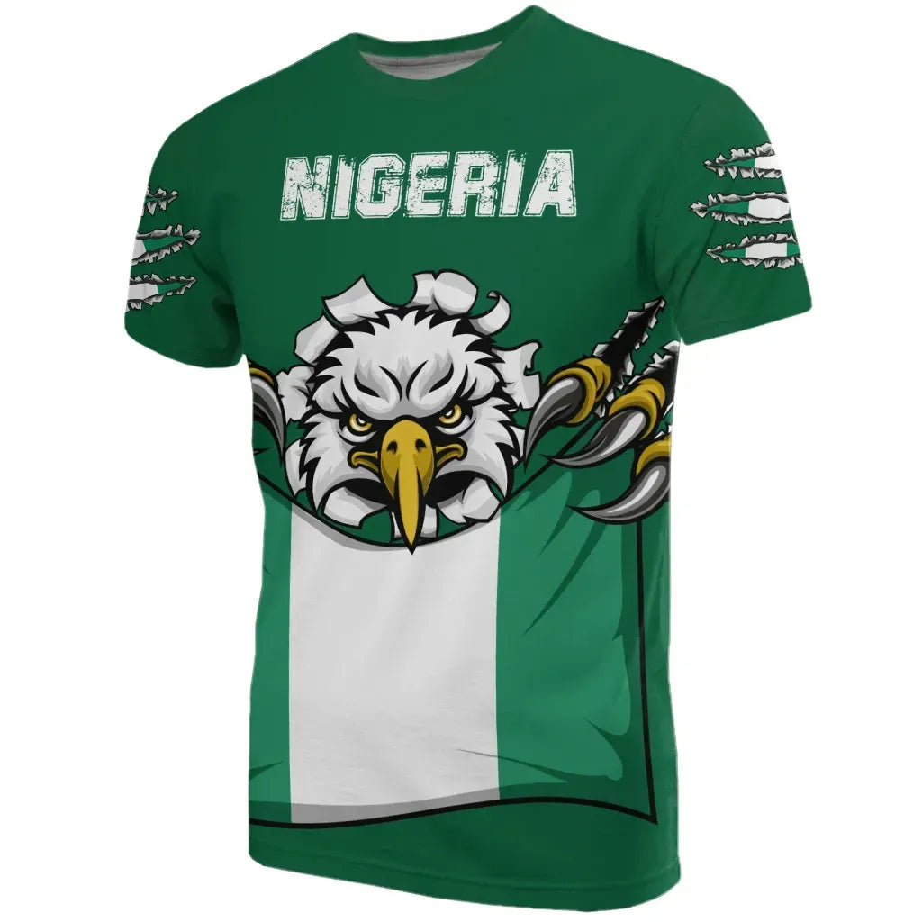 Nigeria T Shirt National Eagle RLT8 - Wonder Print Shop