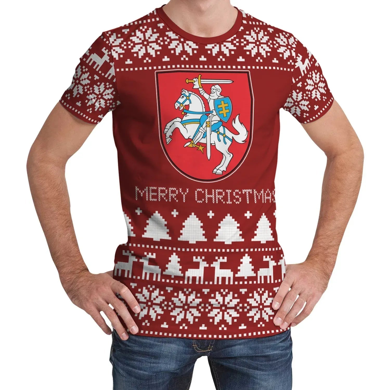 lithuania-christmas-t-shirt-womensmens