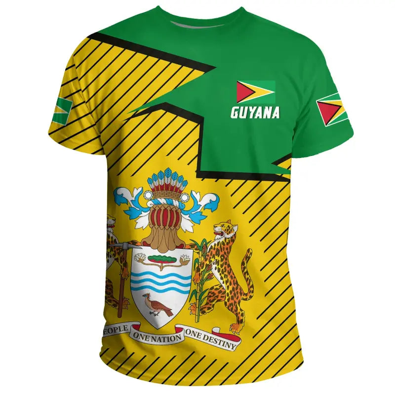 Guyana T Shirt HOME RLT8 - Wonder Print Shop