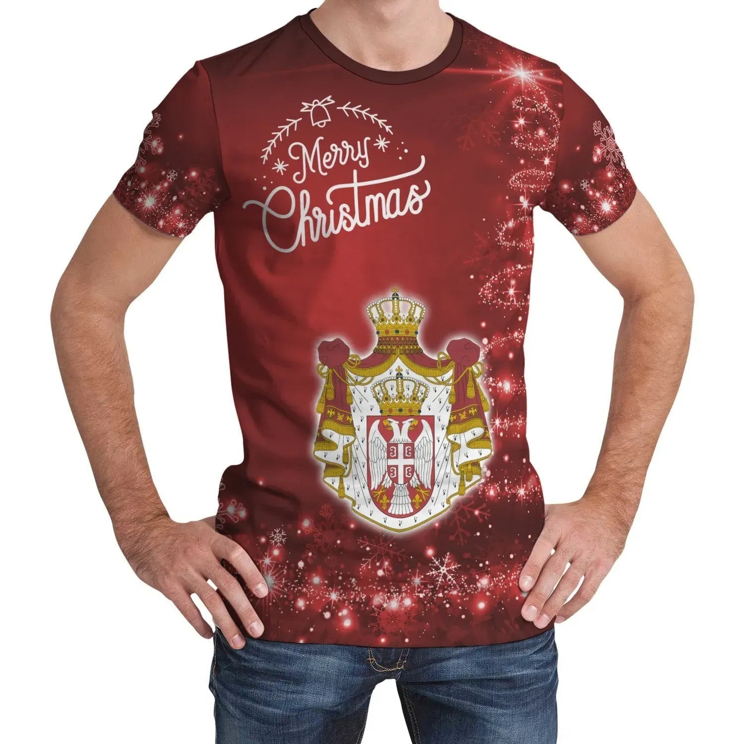 Serbia Christmas T Shirt Ver 02 RLT7 - Wonder Print Shop