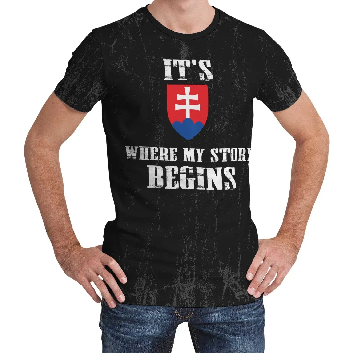 Slovakia T Shirt It's Where My Story Begins RLT13 - Wonder Print Shop