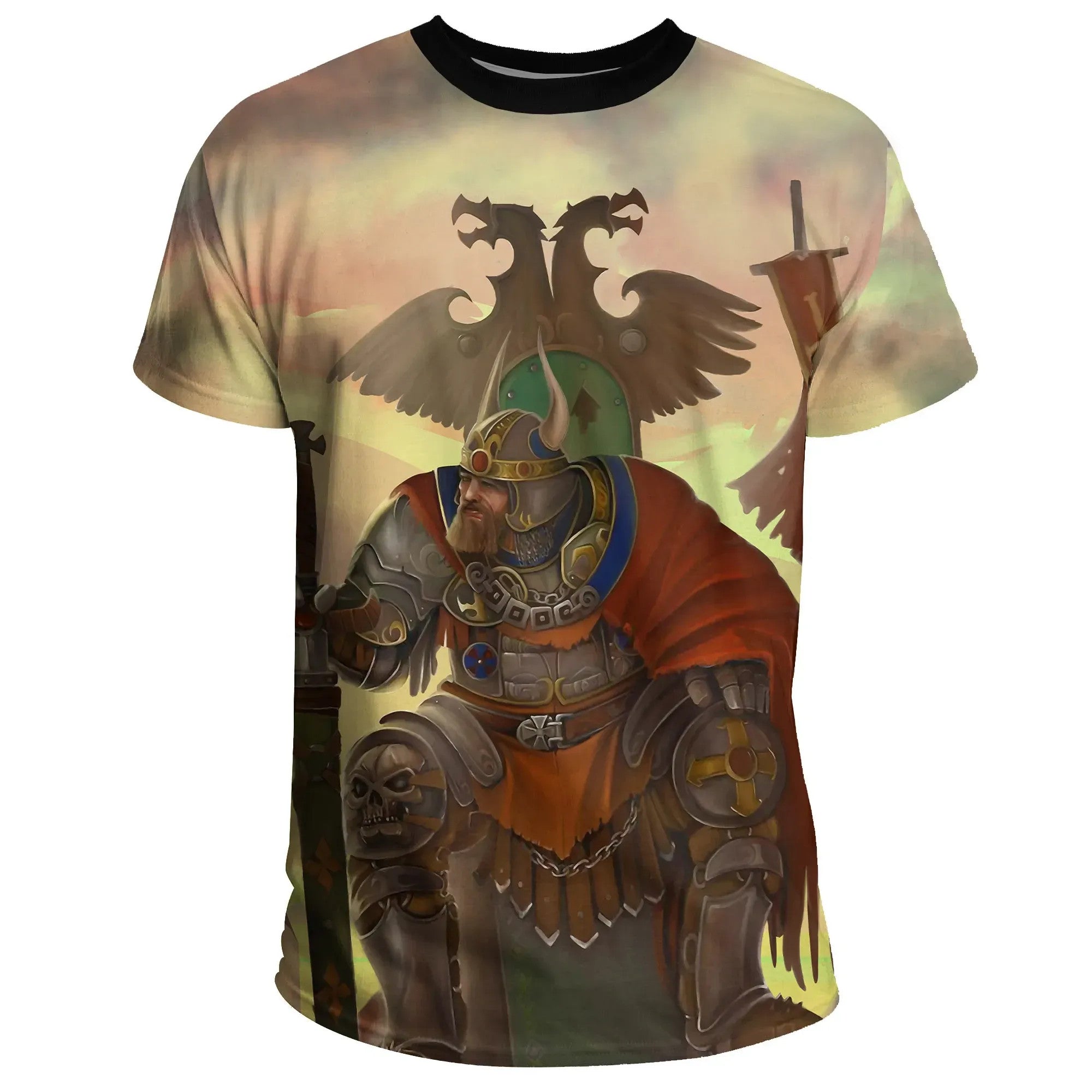 Serbia T Shirt Serbian Warrior RLT7 - Wonder Print Shop