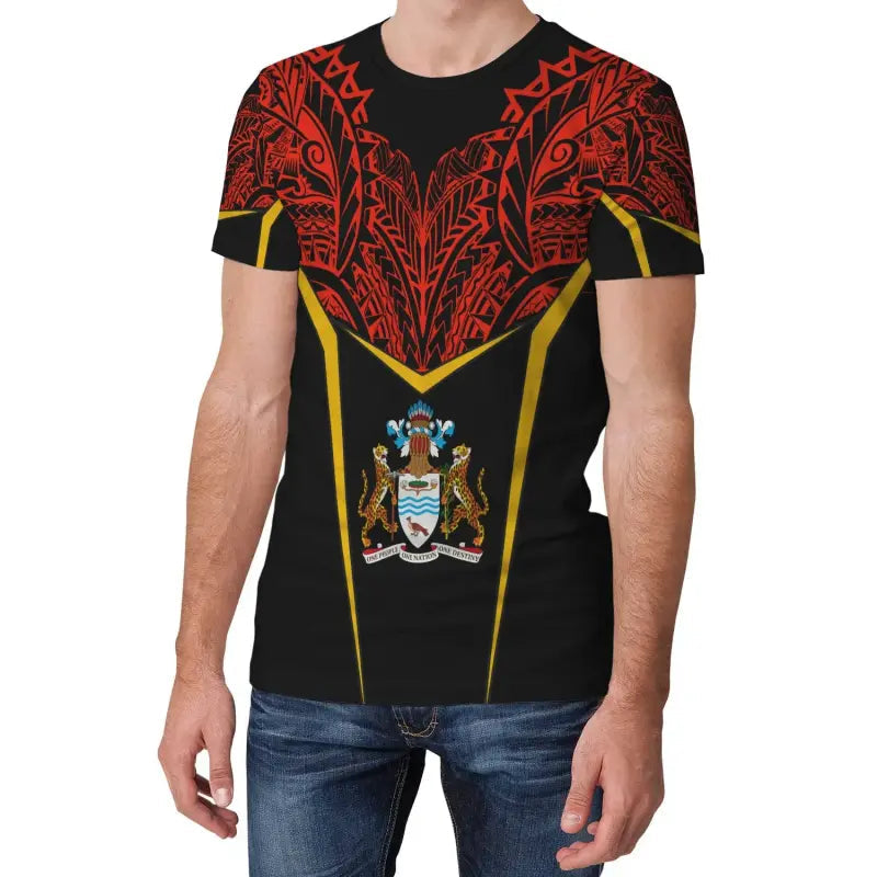 Guyana T Shirt Tribal Style RLT8 - Wonder Print Shop