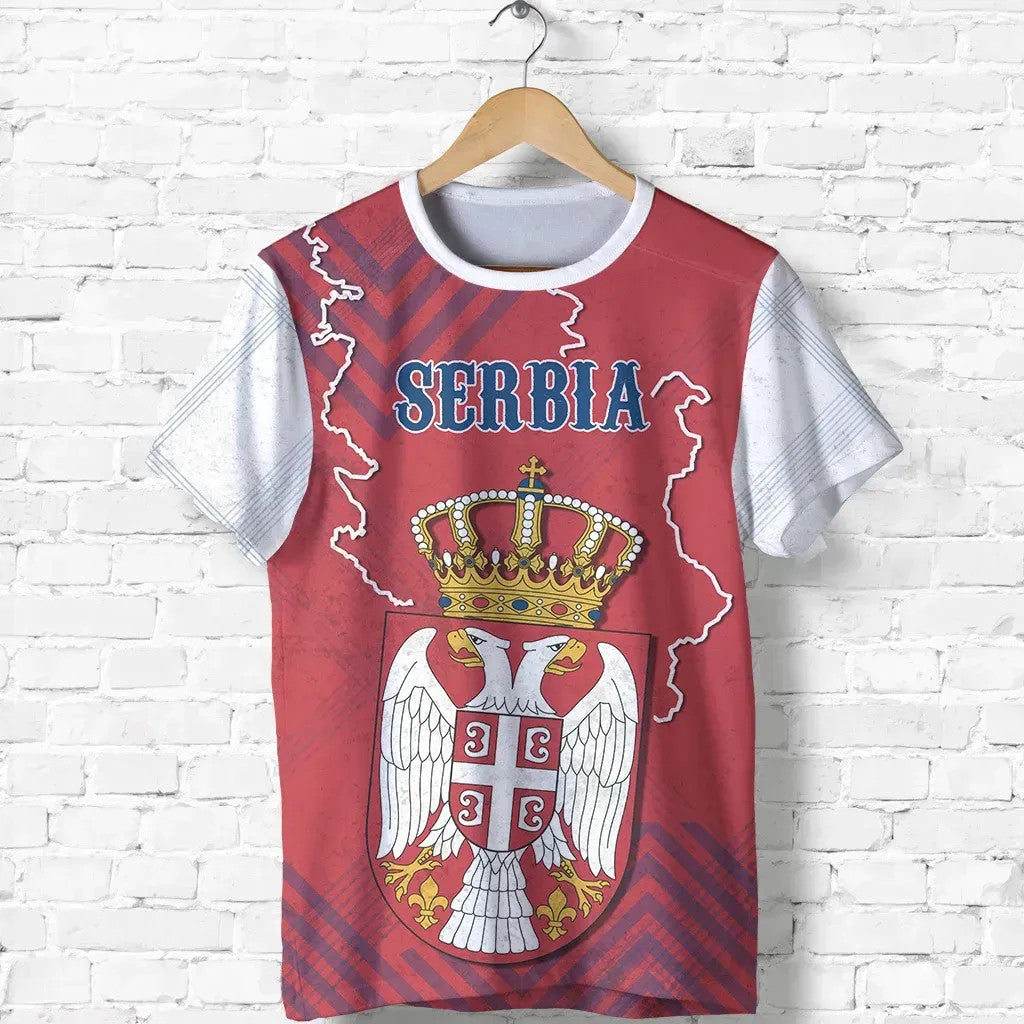 Serbia Mix T Shirt RLT7 - Wonder Print Shop