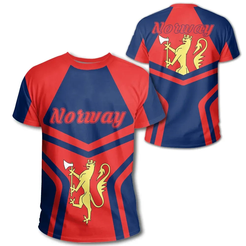 Norway Coat Of Arms T Shirt My Style RLT7 - Wonder Print Shop