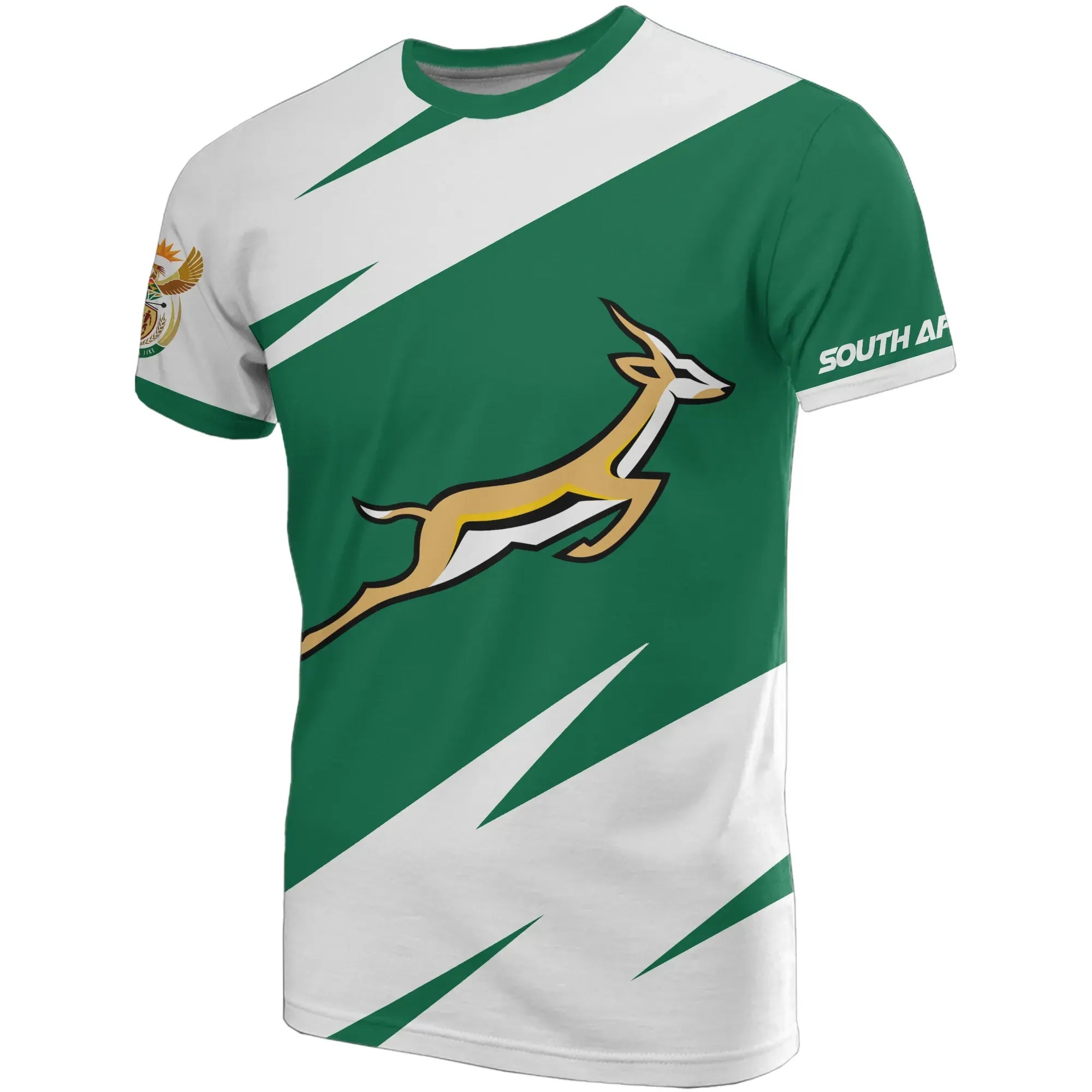 South Africa Springbok Light T Shirt RLT8 - Wonder Print Shop