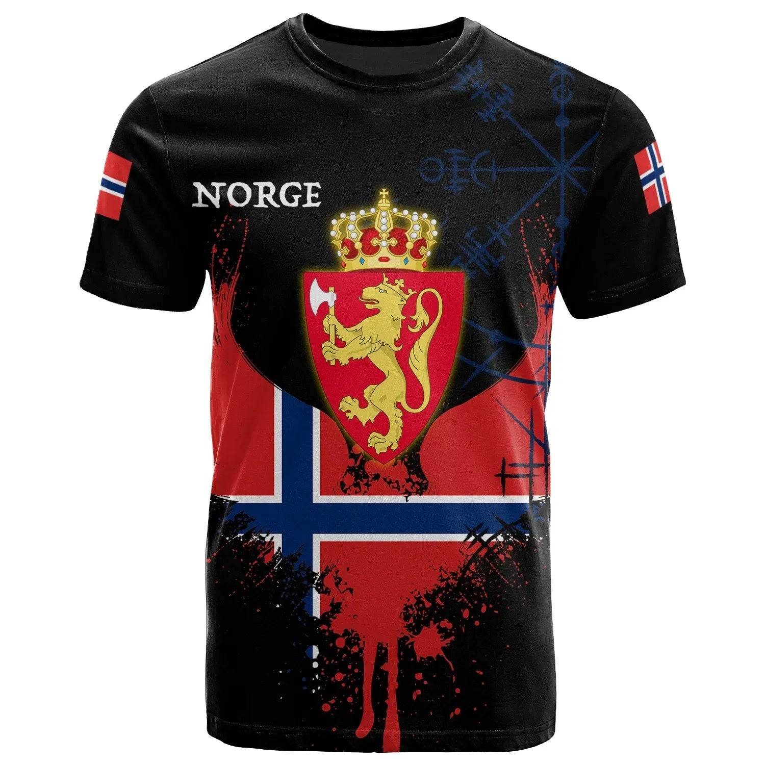 Norway T Shirt Wings Of Norway RLT7 - Wonder Print Shop