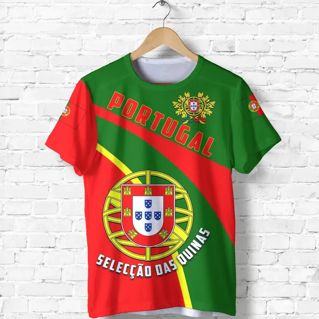 Portugal T Shirt A Seleo Football Style RLT7 - Wonder Print Shop