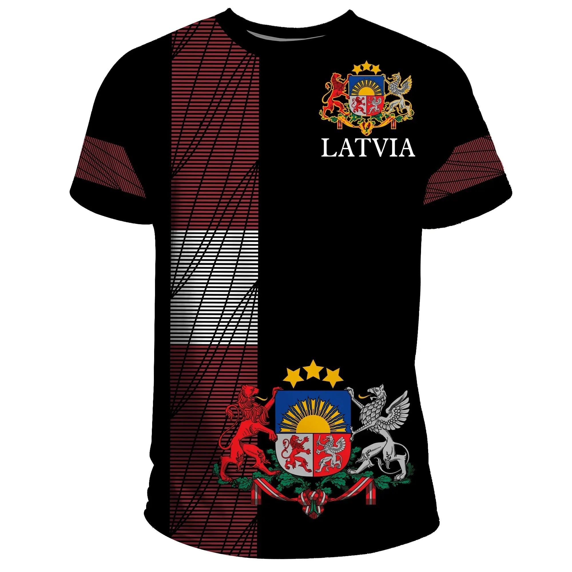 Latvia United T Shirt RLT6 - Wonder Print Shop