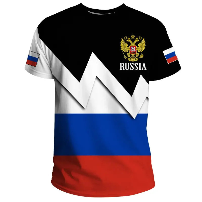 Russia T Shirt Original Flag RLT12 - Wonder Print Shop