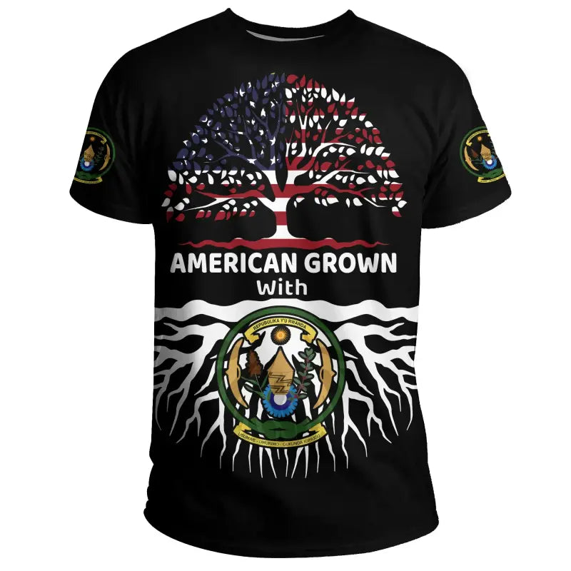 Rwanda T Shirt American Roots RLT12 - Wonder Print Shop