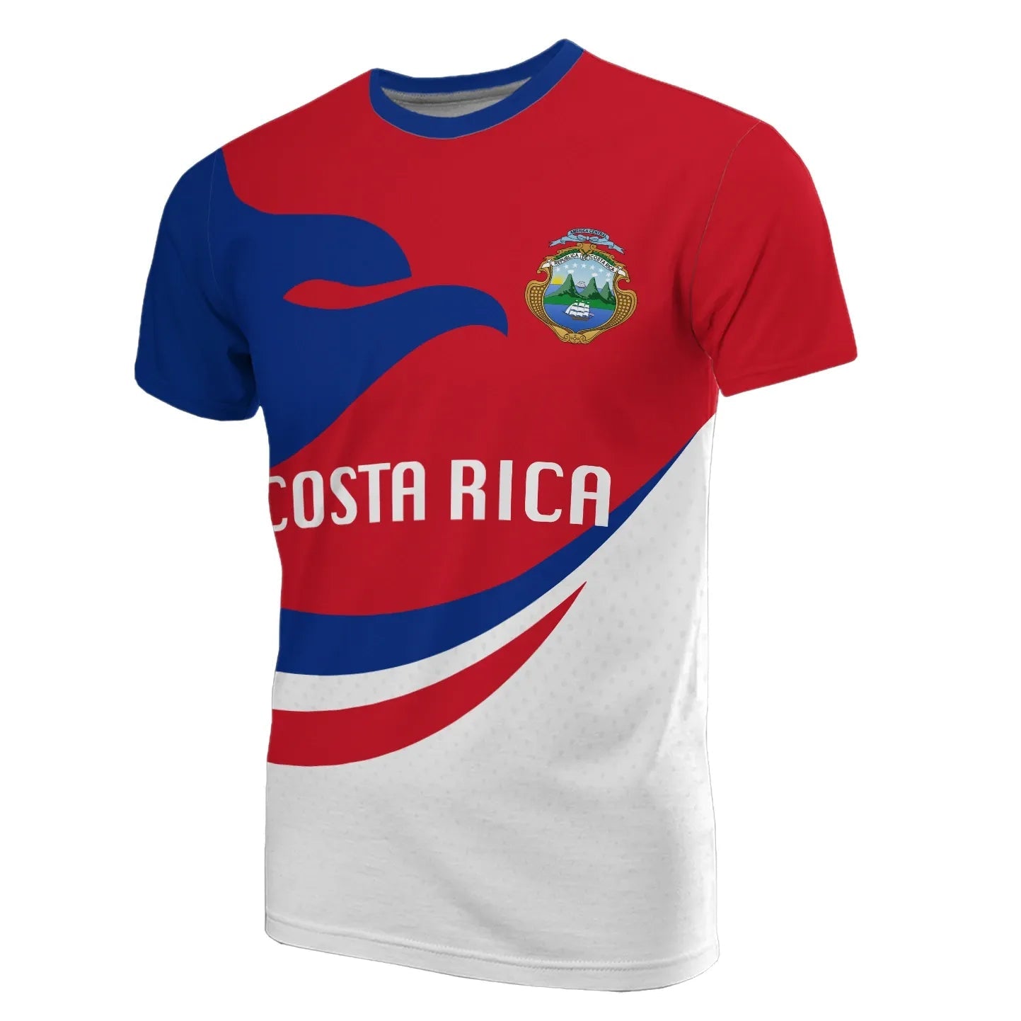 Costa Rica T Shirt Proud Version RLT13 - Wonder Print Shop