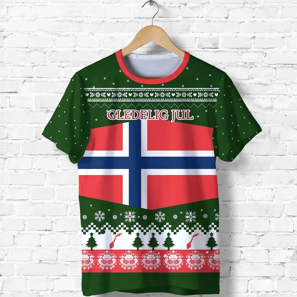 Norway Christmas T Shirt RLT7 - Wonder Print Shop