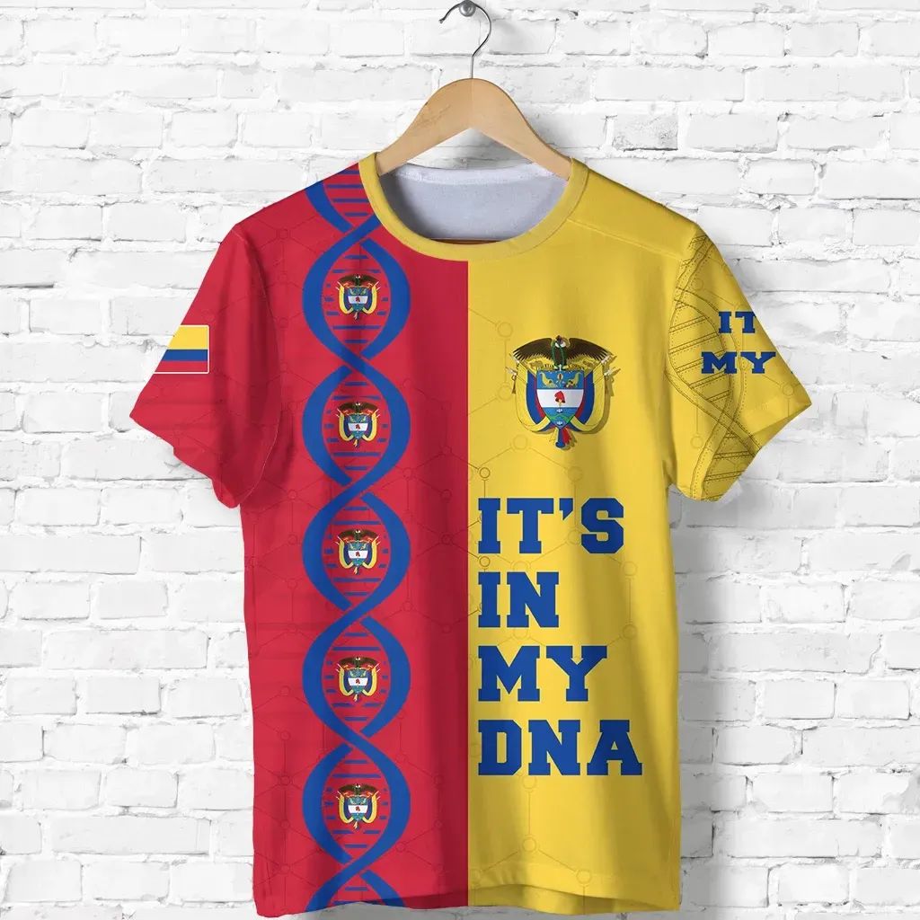 Colombia Is In My DNA T Shirt RLT7 - Wonder Print Shop