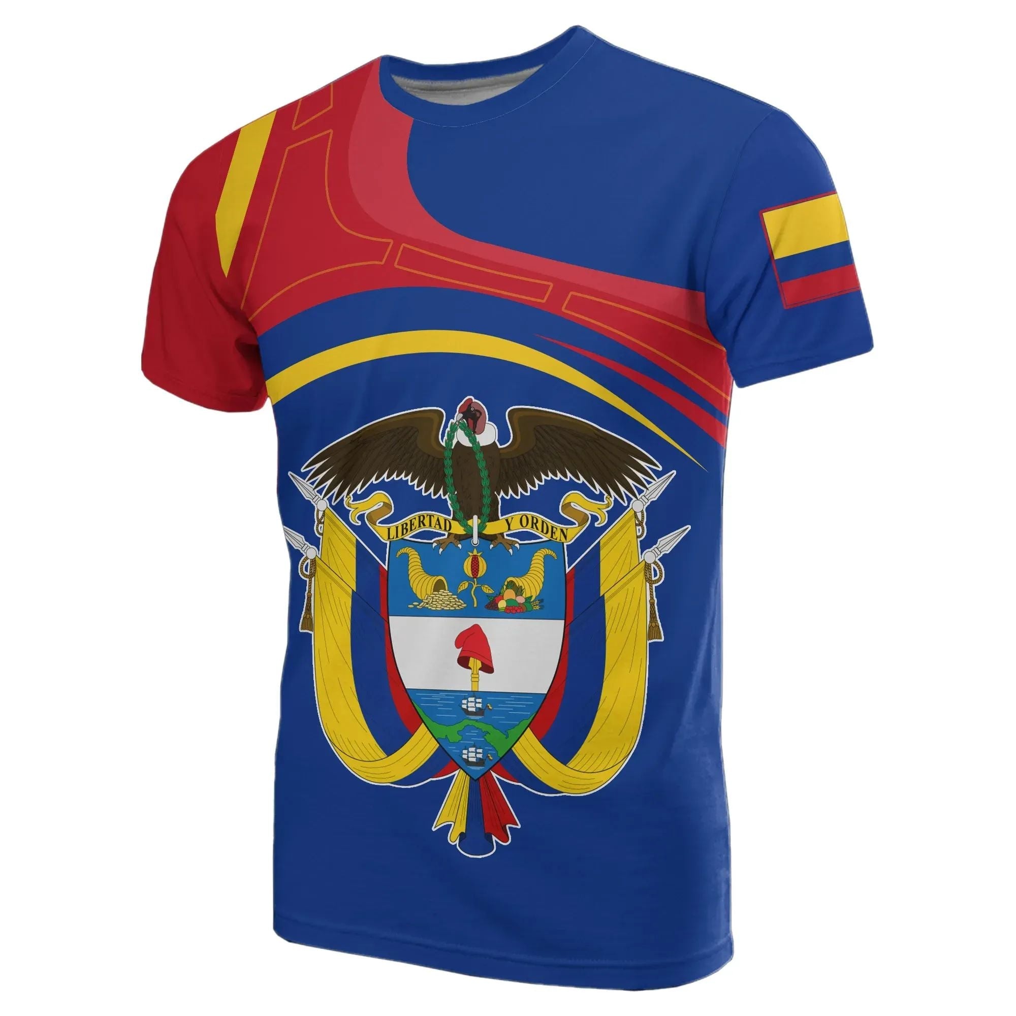 Colombia T Shirt Eudora Style RLT7 - Wonder Print Shop